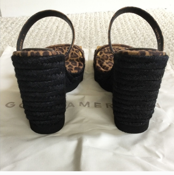 Good American NEW with dust bags wedge  heels sz8 - Picture 5 of 6